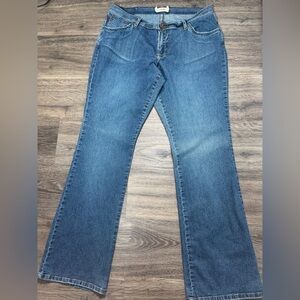 Z Cavaricci Bootcut Jeans Womens Size 16 Medium Wash Stretch Denim Y2K